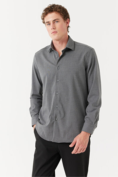 PAULMARK Ανδρικό πουκάμισο κανονικού τύπου