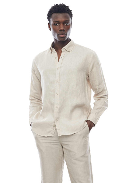 PAULMARK Cămașă obișnuită din in