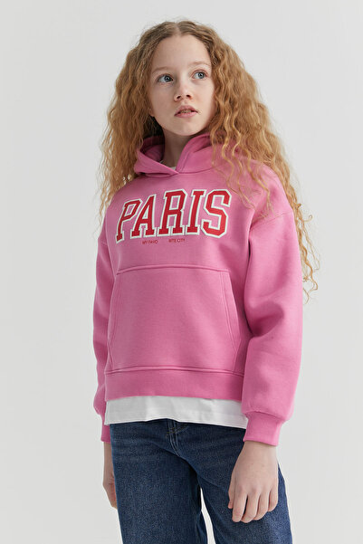PAULMARK Girl's Paris Written Sweat Top