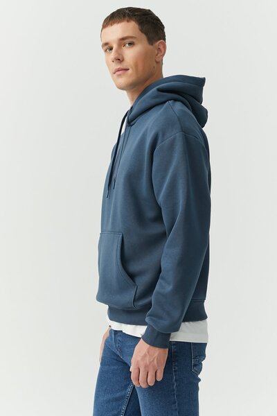 PAULMARK cu glugă supradimensionat Top de sport