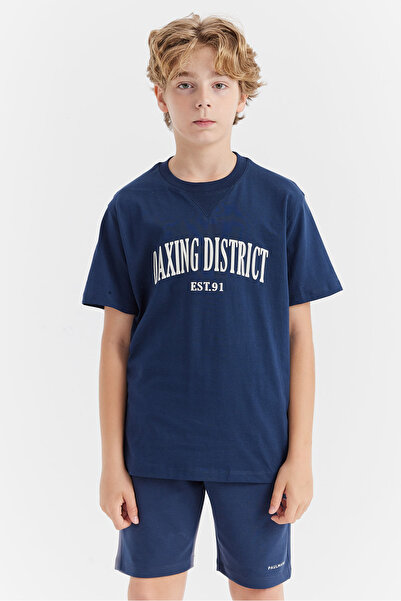 PAULMARK Tricou imprimat în relief pentru băiat