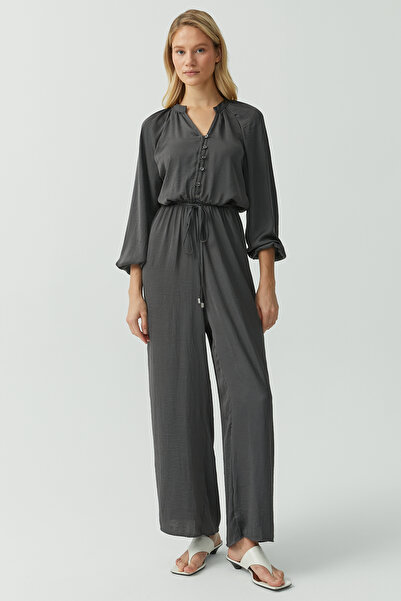 PAULMARK Γυναικεία λεπτή φόρμα σατέν εφέ