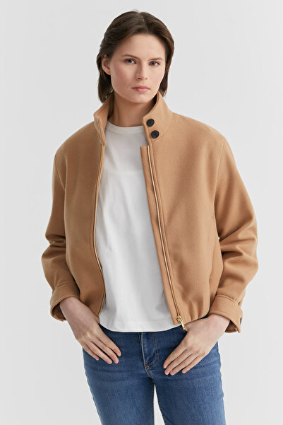 PAULMARK Women's Collar Detailed Slim Coat