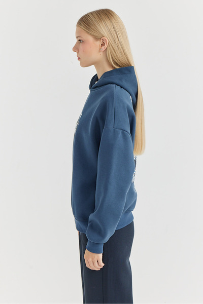 PAULMARK Top de sport cu imprimeu cu glugă pentru femei