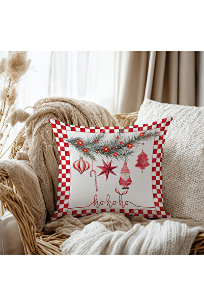 Evmila Hoho Pattern кадифена калъфка за възглавница 43x43 cm с двустранен печ...