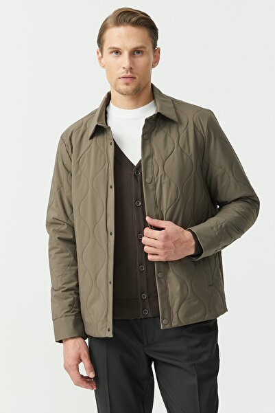 PAULMARK Men's Slim Fit Snap Closure Jacket