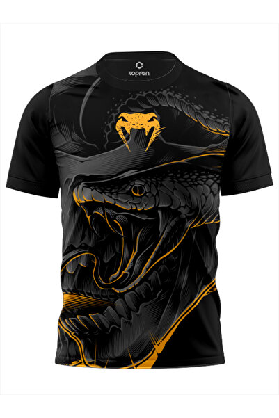 Lopron YILAN KURUKAFA Antreman Forma Gym UFC Tişort, SNIKE SKULL T-SHIRT