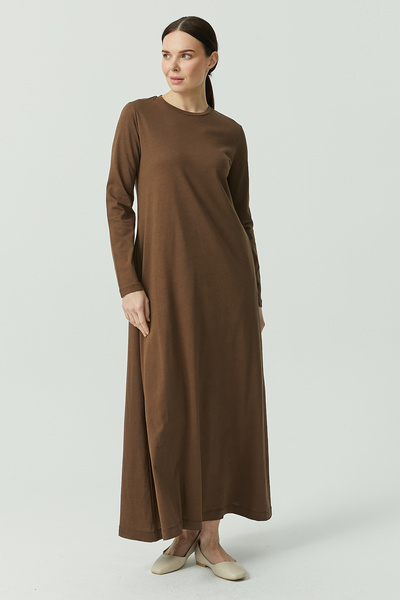 PAULMARK Women's Long Basic Dress