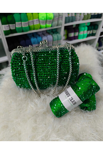 MAZSAY El Emeği El Örgüsü Klipsli Abiye Çanta