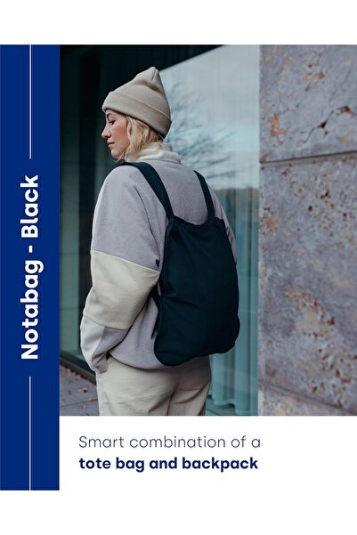 Notabag – 2-in-1 Waterproof Foldable Backpack & Tote (Lightweight Convertible Rucksack/Shoulder Ba