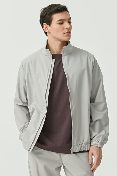 PAULMARK Ανδρικό λεπτό παλτό με φερμουάρ