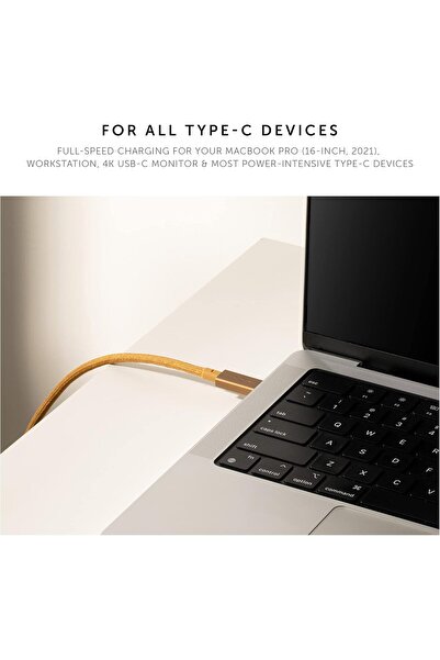 Native Union BELT CABLE PRO 2.4M 240W USB-C to USB-C Charge & Sync Cable - Cosmos