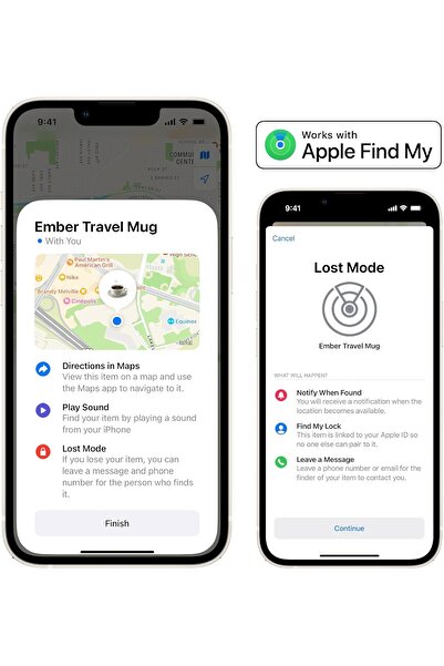Ember Travel Mug 2+, 12 oz, Temperature Control Smart Travel Mug, Black (with Apple Find My)