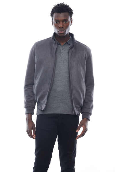 PAULMARK Men's Judge Collar Short Coat