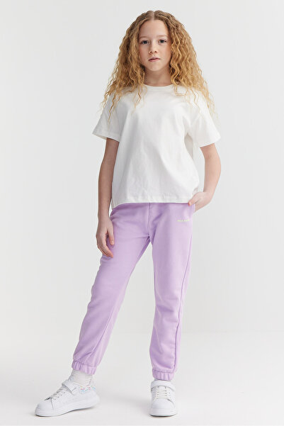 PAULMARK Pantaloni de sport pentru fete cu talie și picioare elastice