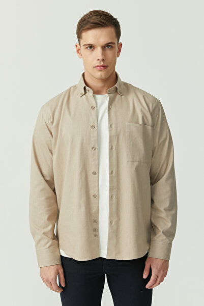 PAULMARK Ανδρικό πουκάμισο με κουμπιά με γιακά και τσέπες