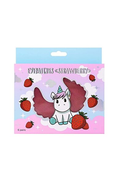 UNICORN Göz Maskesi-Eyepatches STRAWBERRY , 6 pairs
