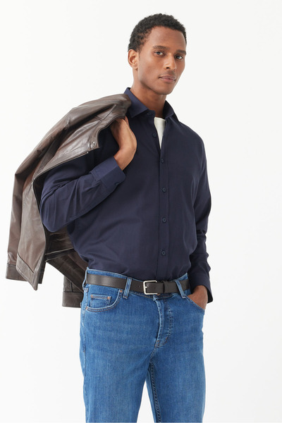 PAULMARK Cămașă obișnuită pentru bărbați UR4648