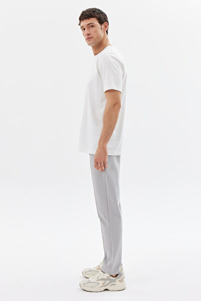 PAULMARK Ανδρικό παντελόνι με λεπτομέρεια ραφής στο μπροστινό μέρος