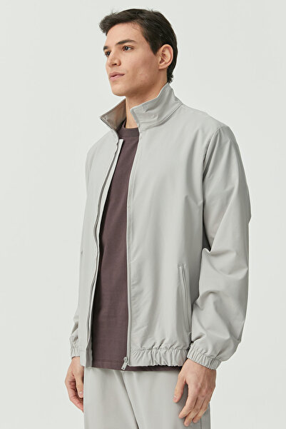 PAULMARK Ανδρικό λεπτό παλτό με φερμουάρ