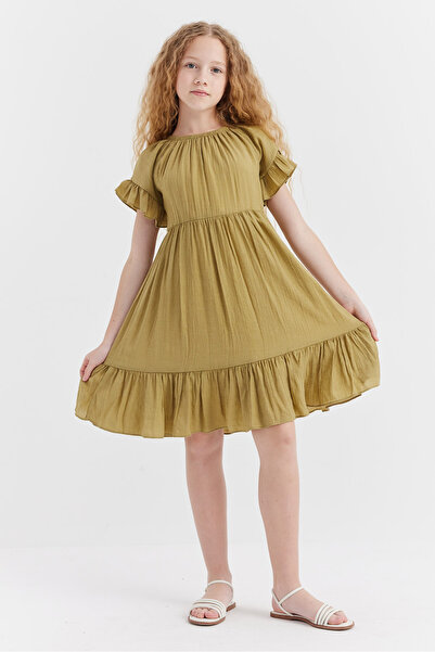 PAULMARK Φόρεμα για κορίτσια με κορδόνι στη μέση