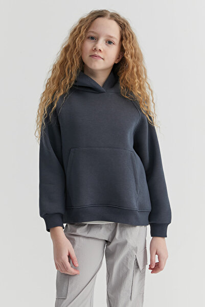 PAULMARK Світшот для дівчинки з капюшоном