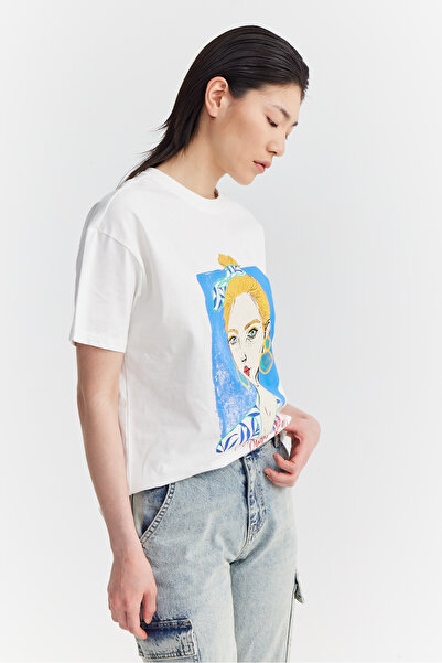 PAULMARK Γυναικείο μπλουζάκι με στάμπα