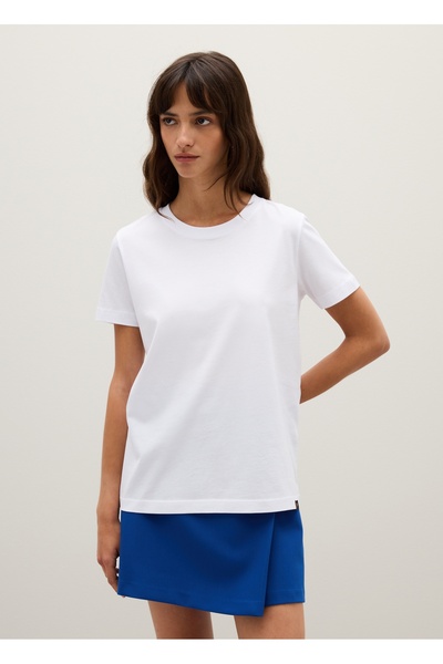 Ovs White regular fit pure cotton t-shirt