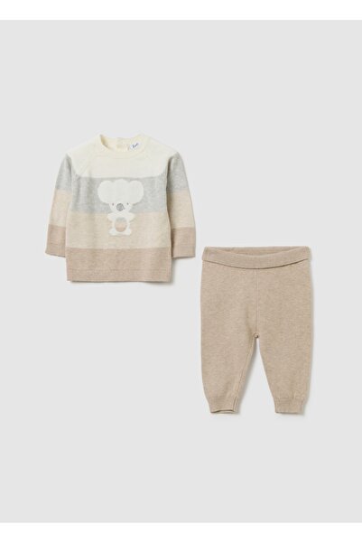 Ovs Newborn Set in Multicolour Pure Cotton