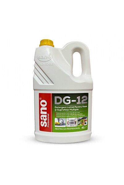 Sano Liquid detergent for dishes and multiple surfaces, Professional, DG-12, 4L