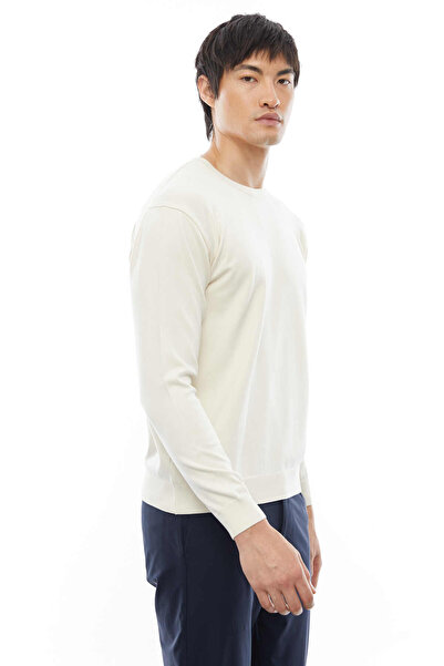 PAULMARK Men's Oversize Crew Neck Knitwear Sweater