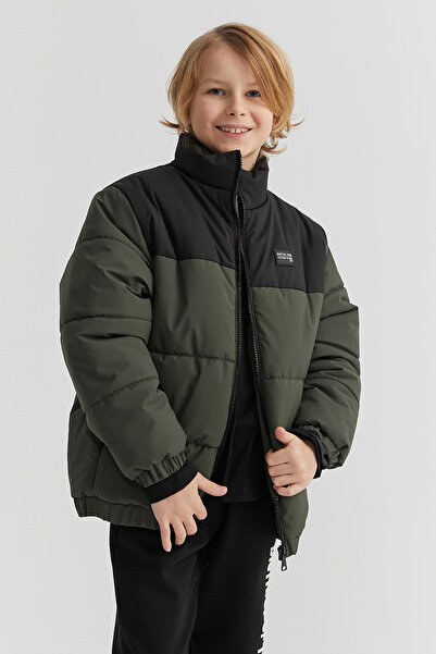 PAULMARK Boy's Mock Neck Coat