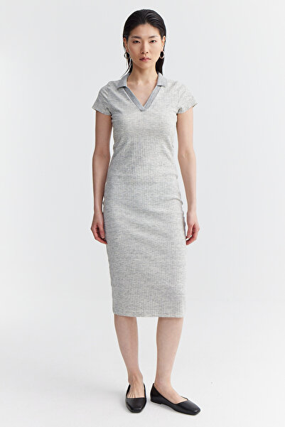 PAULMARK Γυναικείο φόρεμα με λαιμό πόλο