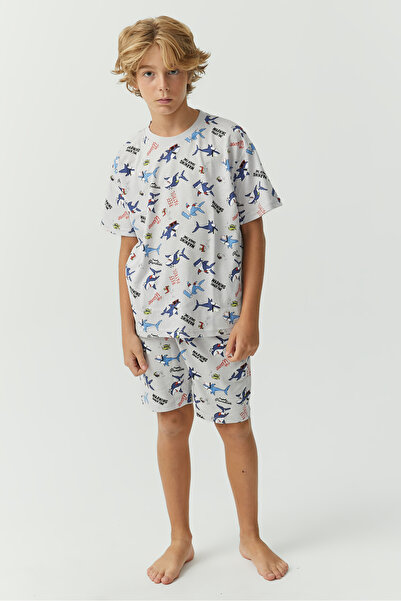 PAULMARK طقم بيجامة صبياني مطبوع