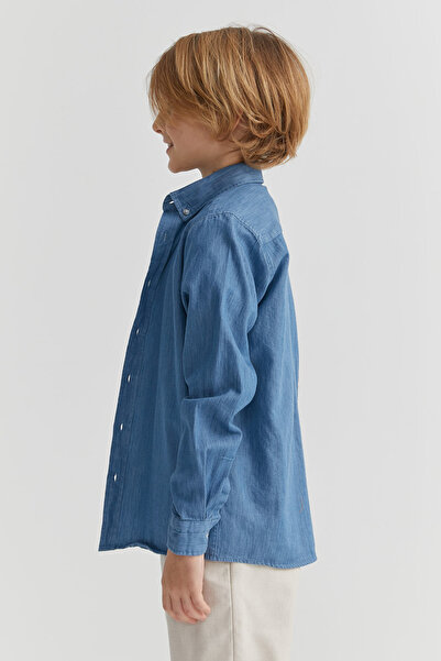 PAULMARK Πουκάμισο με μακρυμάνικο γιακά για αγόρια