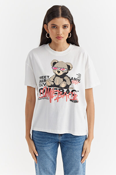 PAULMARK Γυναικείο μπλουζάκι με στάμπα