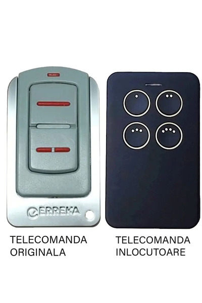 OEM Telecomanda inlocuitoare poarta garaj Erreka Iris de doua si patru canale...
