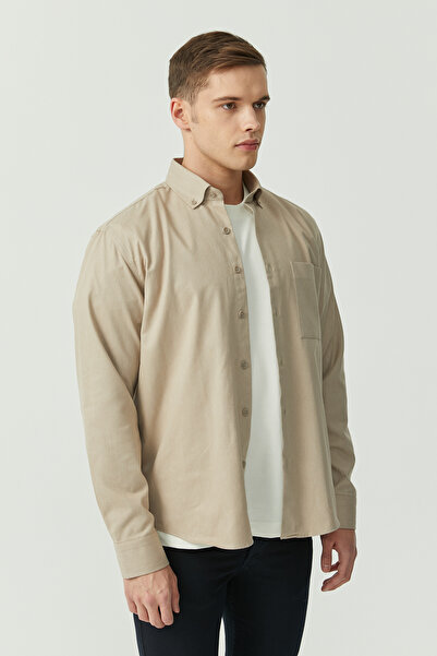 PAULMARK Ανδρικό πουκάμισο με κουμπιά με γιακά και τσέπες