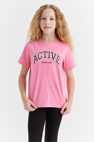 PAULMARK Μπλουζάκι για κορίτσια με γράμματα με τύπωμα