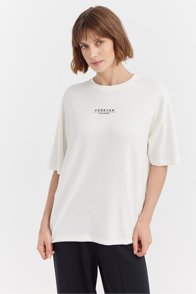 PAULMARK Textura moale pentru femei tricou