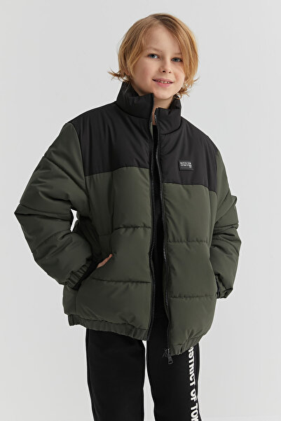 PAULMARK Boy's Mock Neck Coat