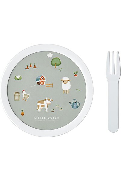 Mepal Kids snack box - dishwasher & microwave safe - BPA-free - 300 ml - Little Farm (Fruit Campus)