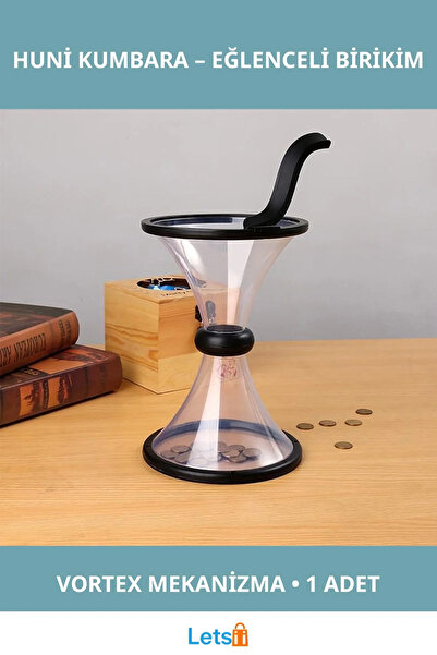 Letsii حصالة ممتعة على شكل قمع من نوع فورتكس بانك