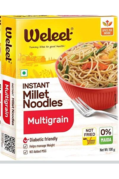 wellet Instant noodles | Non-fried | Healthy millet noodles | Patient-friendly | High protein content |