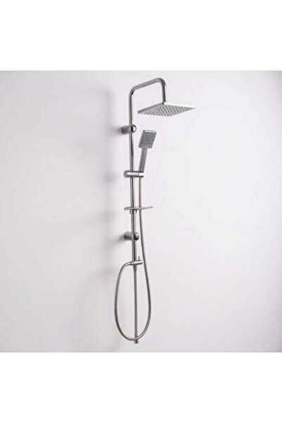 STARK Modern Square Chrome Shower Riser -