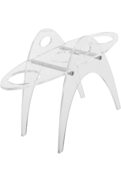 Slasa Transparent Ice Cream & Sushi Holder Rack Dessert Stand 19x12 cm