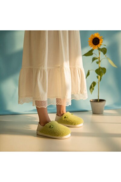 OEM Fluffy and warm slippers for women, cheerful slippers with funny design, H46