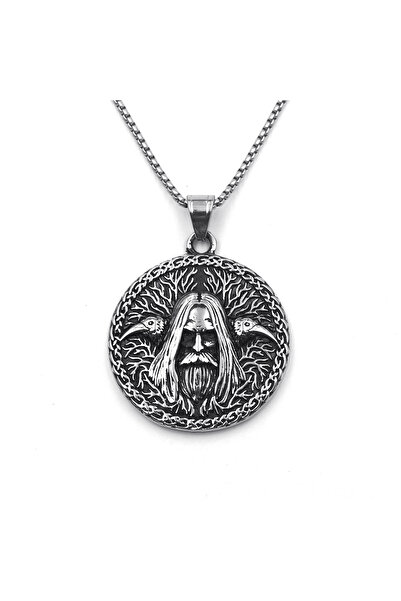Viking Nordic Mythology Design S+ Quality 316L Stainless Tarnish Free Steel Necklace