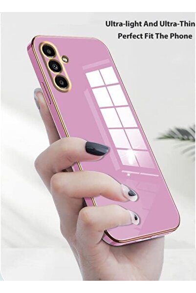 Nezih Case Samsung Galaxy S25 Fe Compatible Camera Protected Glossy Coated Stylish Silicone Cover