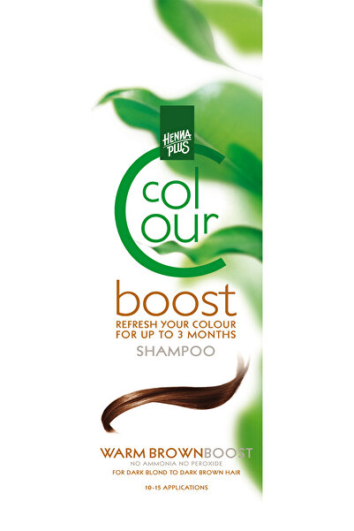 Hennaplus Sampon colorant, Colour Boost Warm Brown, Hennaplus, 200 ml